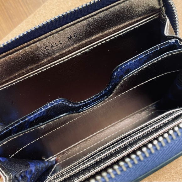 Stella & Dot Blue Wristlet Wallet - Picture 4 of 8